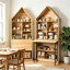 Bureau d'artisanat pliant avec tablettes de rangement