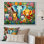Pépinière d'animaux colorée mignonne III - reproductions encadrées