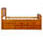 Twin Size Platform Storage Bed Solid Wood Bed With 6 Drawers