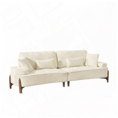 Canapé à assise profonde l 103 po avec coussin