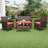 4 Pieces Outdoor Patio Furniture Sets, Rattan Patio Table And Chairs Set With Soft Cushion And Coffee Table-2010799925