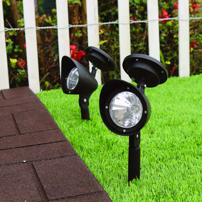 Ensemble de lumières à DEL noires à basse tension intégrées à énergie solaire