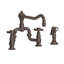 Fairfield Kitchen Bridge Faucet with Side Spray-1986069023