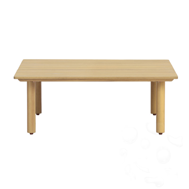 Table basse d'extérieur en bois
