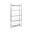 Étagère de rangement autoportante à 5 niveaux en acier inoxydable pour salles de bain, salons, toilettes, bureaux, cuisines