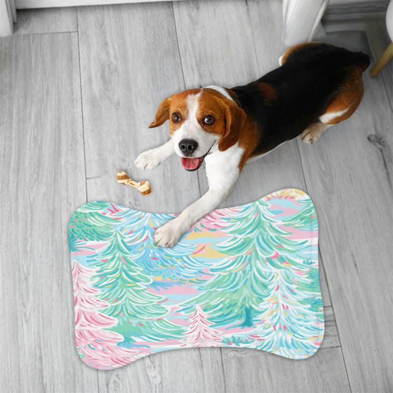 Chic Christmas Designs - Tapis d'alimentation en os 1 pièce, 18"