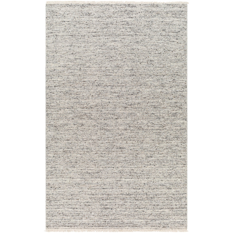 Wool Area Rug in Gray