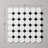Matte 2x2" White Octagon & Black Dot 12x12 Mosaic - Wall & Floor Porcelain Mosaic tile (set of 20 sheets)-128673733