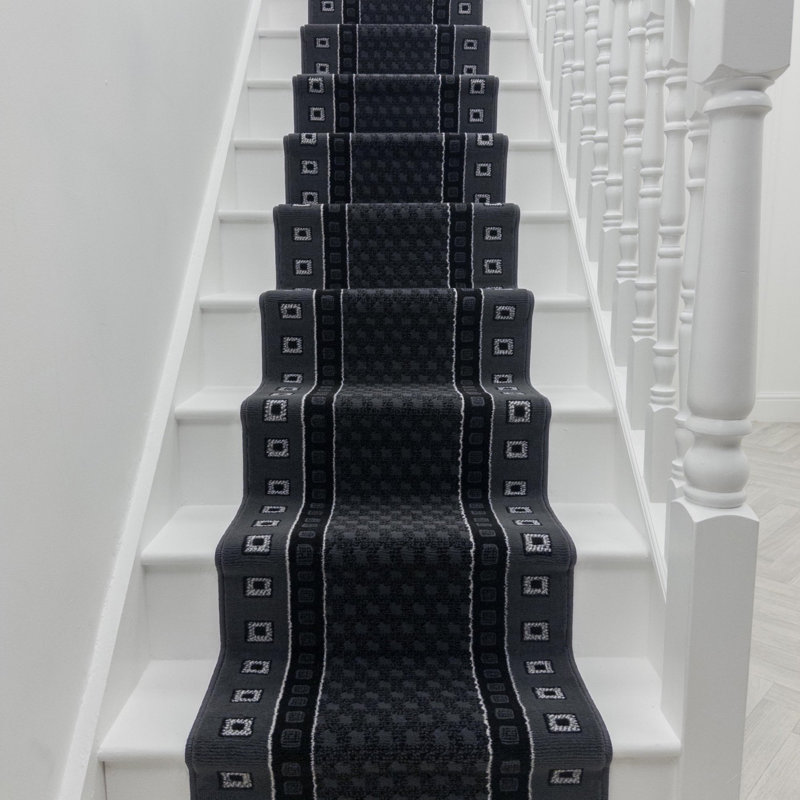 Stair Runner Geometric Area Rug, Stair Runner 60 x 450 cm