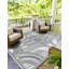 Tapis blanc et noir Aucun-1163620585