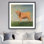 «Daisy the Highland Cow», reproduction encadrée rustique pour la décoration intérieure