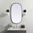 Sabine Metal Curved Oval Wall Mirror-1451160152-1451160149