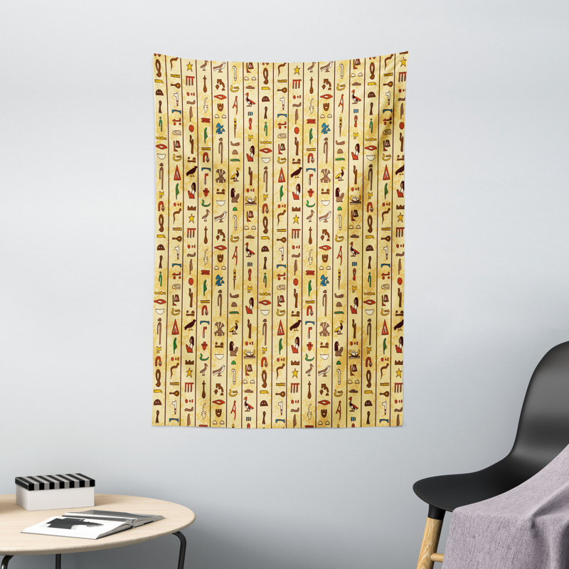 Tapisserie égyptienne en polyester, H 60 po x l 40 po