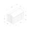 Overlap Pressure Treated 6 x 10 Apex Shed - No Window, Double Door-87256045