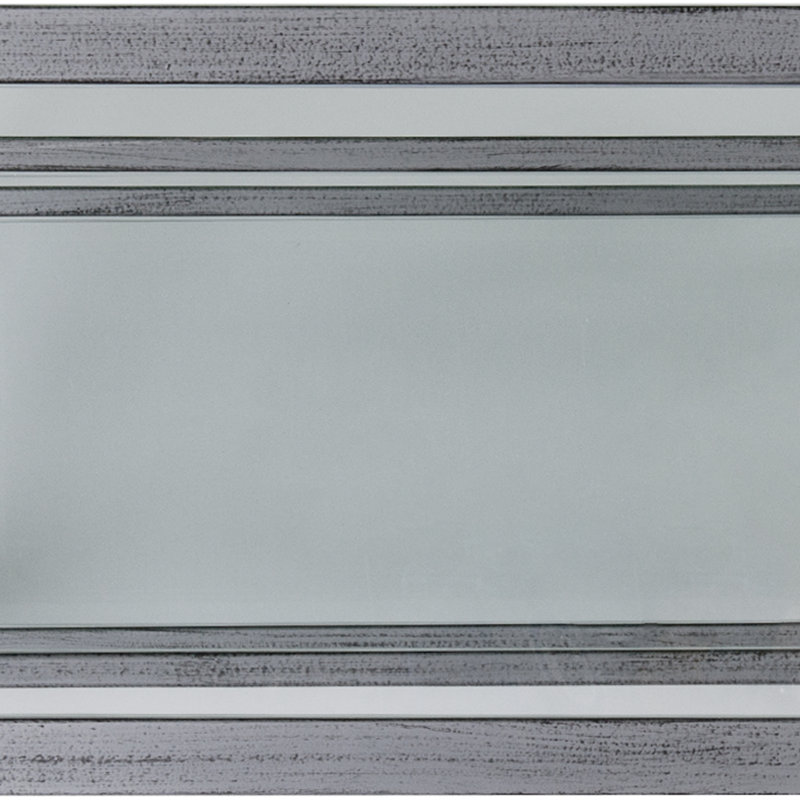 Jordyan 48.5'' Glass Top Console Table, Silver