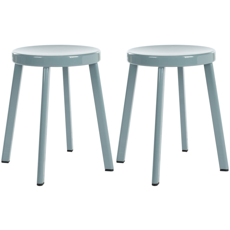 Tabouret de bar 17,7 po Liborius, gris clair