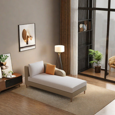Chaise longue rembourrée Hinna