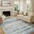Licia Abstract Blue Area Rug-443458439