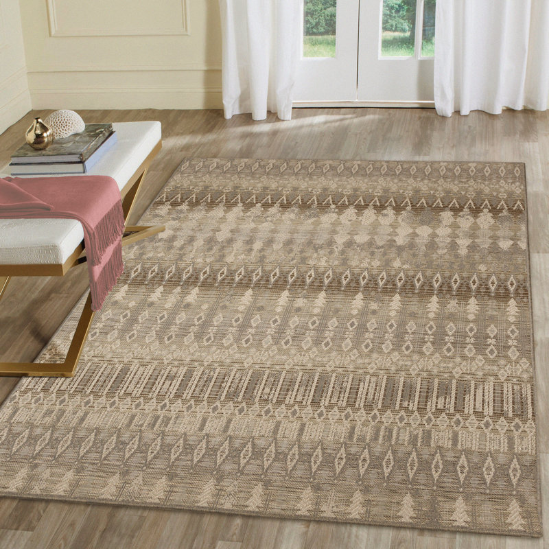 Marjarie Vienna Indoor/Outdoor Area Rug, Rectangle 5 pi 3 po x 7 pi 3 po