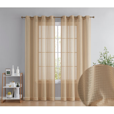 Meadow Semi Sheer Curtain Pair