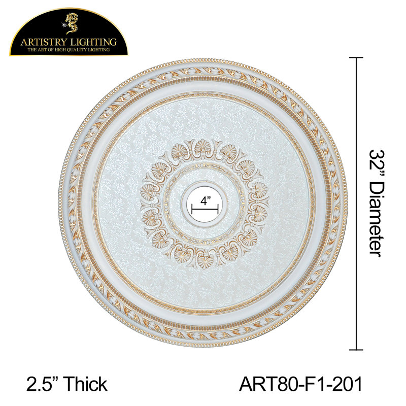 Médaillon de plafond rond Art80-f1-201