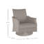Chaise berçante pivotante tissée Bentley Oyster-30564880
