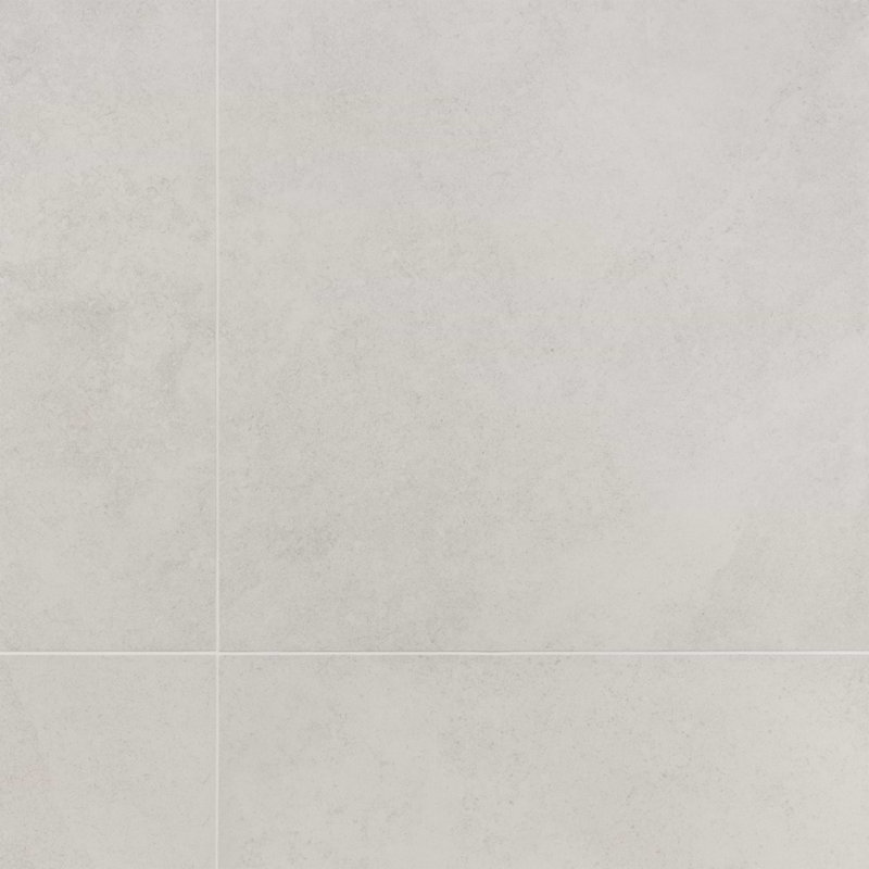 New Rock 24x24 Matte Porcelain Tile, Perla White