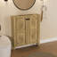 Armoire de plancher pliante peu encombrante avec installation en 1 minute brevetée et lavabo en céramique-1099859596
