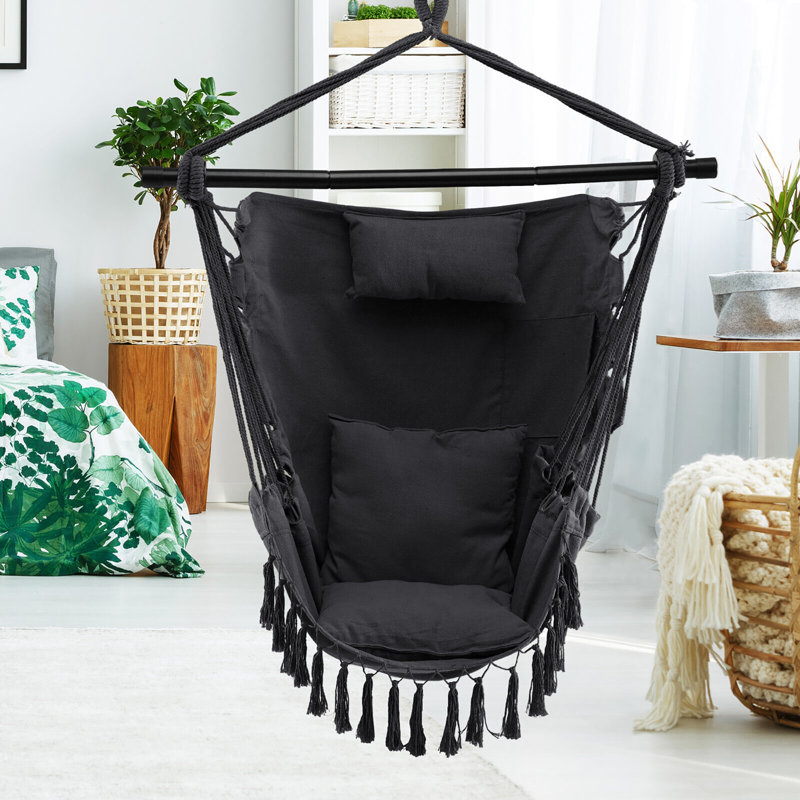 Chaise hamac Caterin, Gris foncé