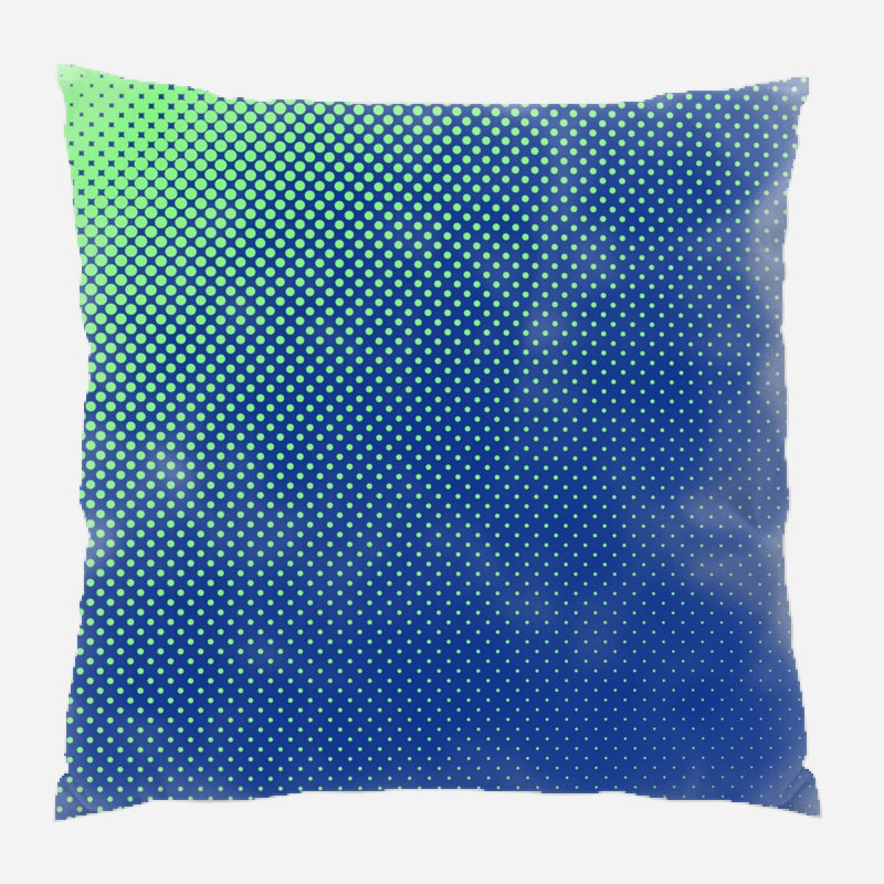 Halftone Pattern Throw Pillow