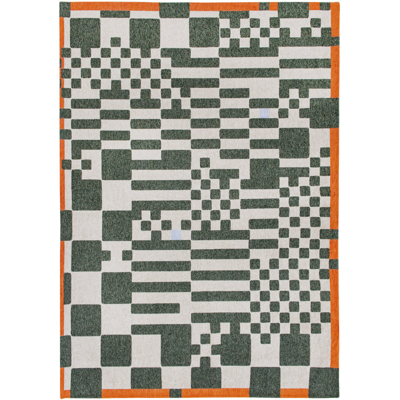 Gingham Recycled P.E.T Area Rug, Rectangle 240 x 340cm