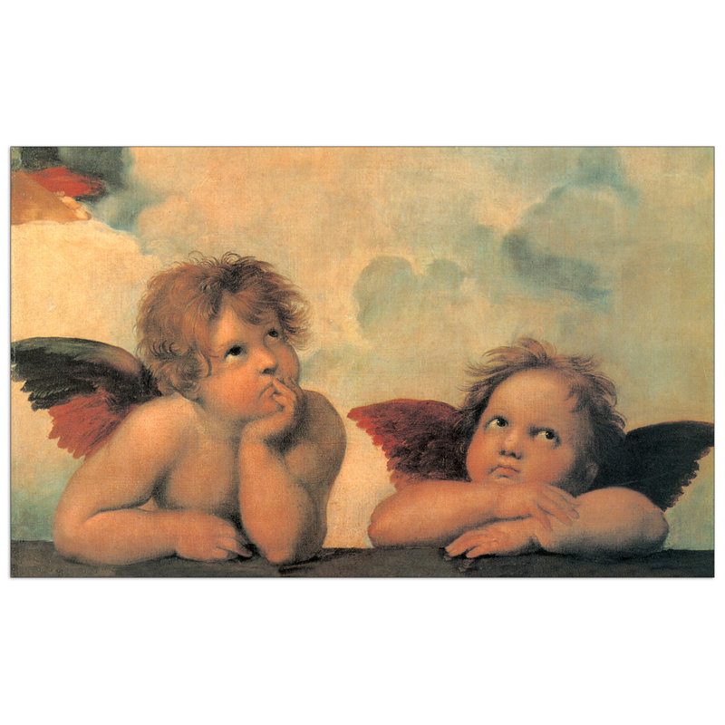 Raffaello - No Frame Print on Wood, 61cm H x 100cm W x 1.8cm D