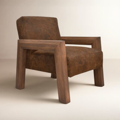 Waylon Genuine Leather Armchair