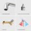 Robinet de salle de bain mural circulaire-72888964