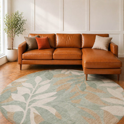 Tapis tropical intérieur / extérieur lavable à la machine Chantille ACN2955