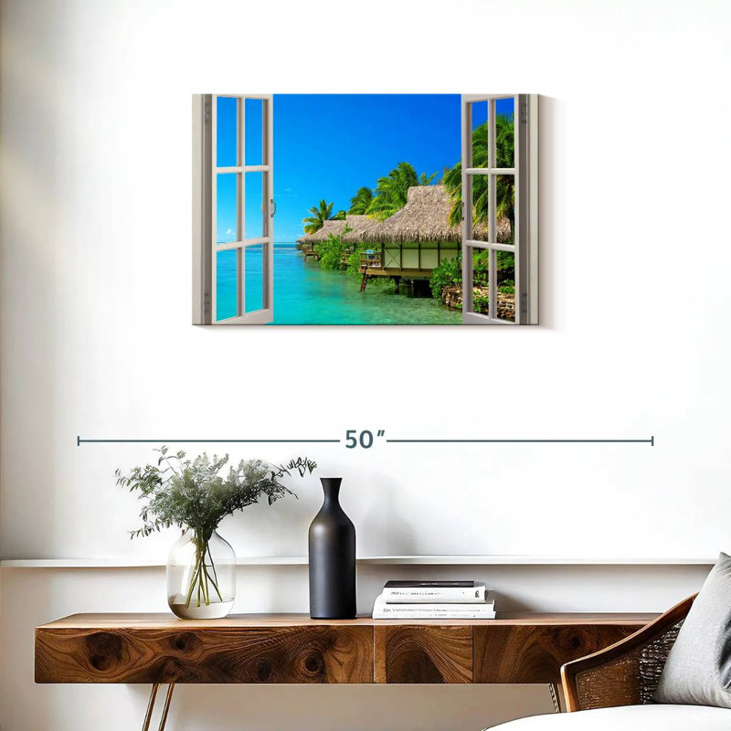 Paysage de fenêtre Gillard, H 20 po x l 30 po