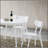 Contemporary White Round Dining Table