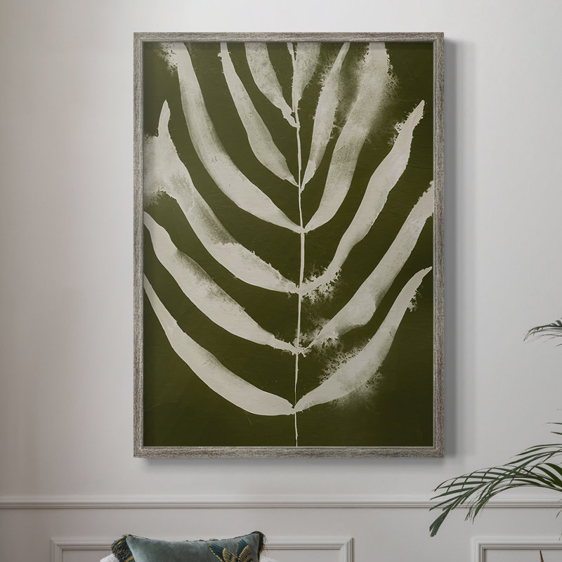 «Organic Bloom I», reproduction encadrée - bois massif, H 11 po x l 9 po