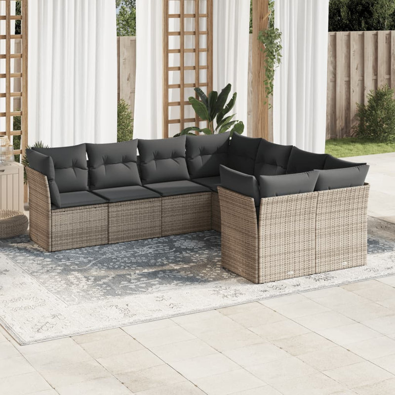 Ensemble de canapé de jardin Vidaxl