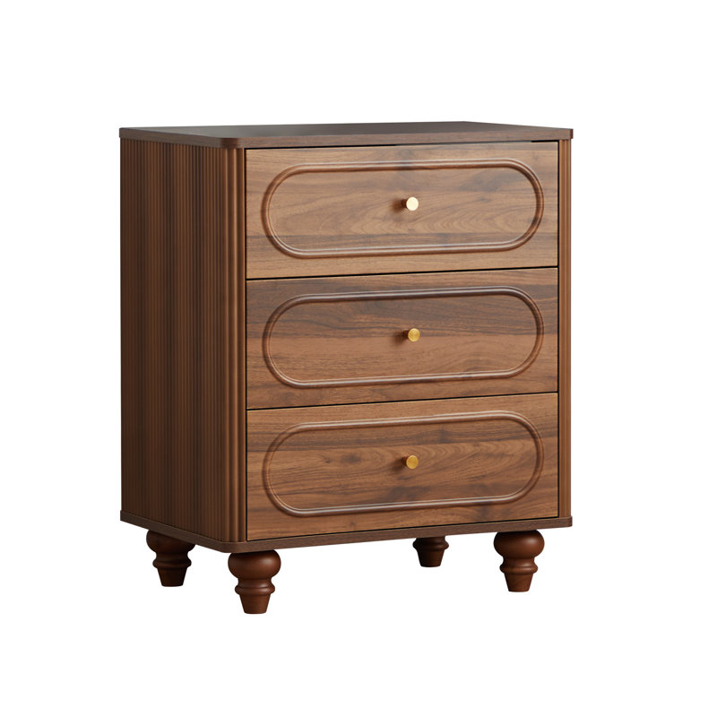 Commode 3 tiroirs, Noyer