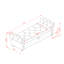 Banc de lit en velours rose-1948619907