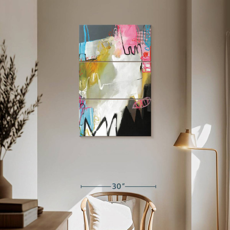 Avery Playtime Abstract, H 57 po x l 36 po