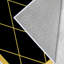 Tapis d'entrée de qualité supérieure (3,3 x 6,6 pi), 100% polyester, d'une hauteur de poils de 0,3 po | Antibactérien, points antidérapants en PVC, 650 g / m² | Conception tissée durable, impression numérique 3D, lavable à la machine, idéale pou