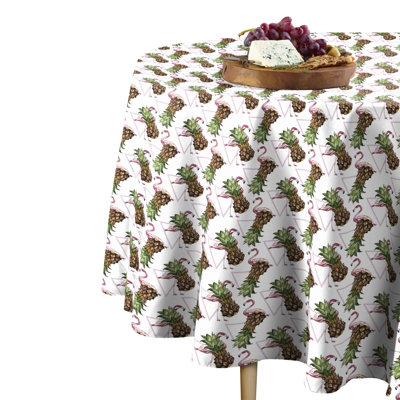 Deliguori Geometric Round Tablecloth