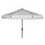 Outdoor Venice Single Scallop Crank Outdoor Push Button Tilt Umbrella-1105161503