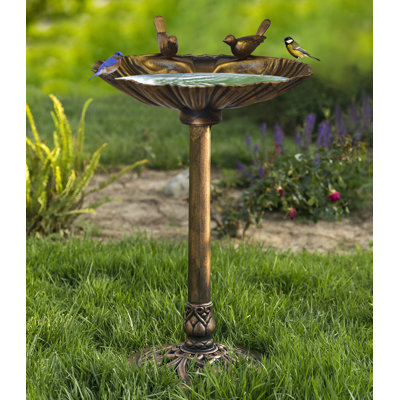 Elenamarie Resin Birdbath