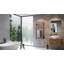 Chauffe-serviettes électrique mural 18 po x 40 po Kontour Linear - noir mat, à brancher -84811724-23986129-24005008