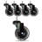 Dinjar Height Adjustable Rolling Short Stool
