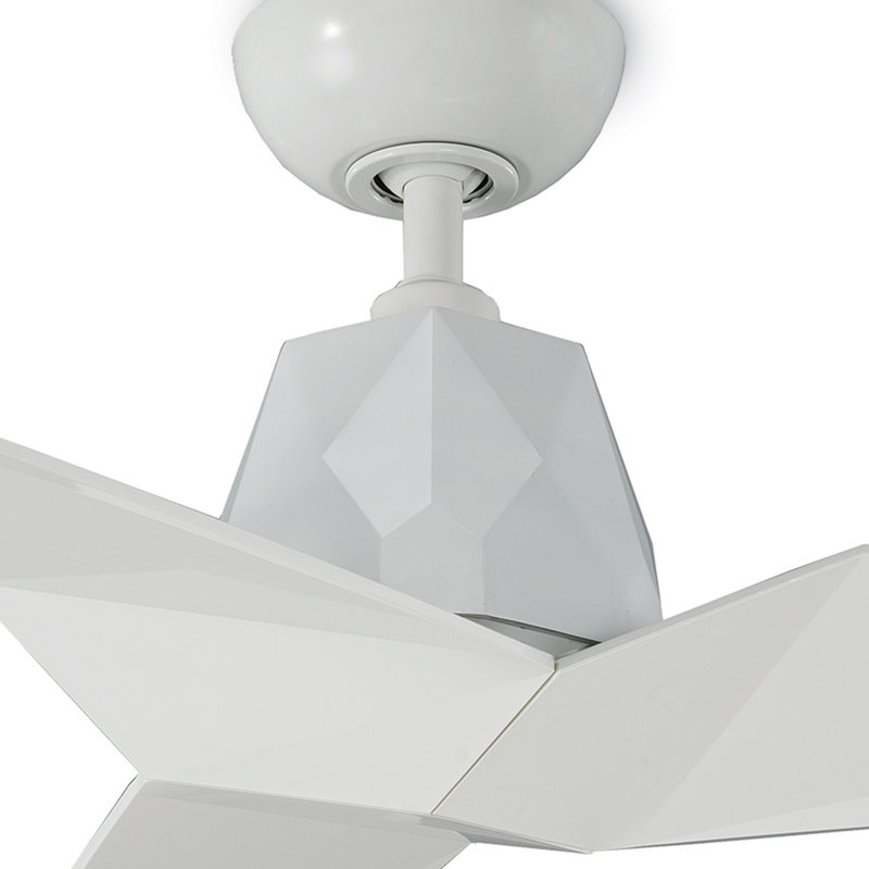 60" Vortex 3 - Blade Outdoor/Indoor Smart Standard Ceiling Fan with Wall Control Included, Works With Alexa and iOS or Android App