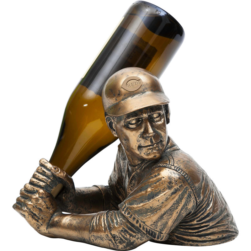 Support à vin de table pour 1 bouteille bam vino MLB, Rangers du Texas